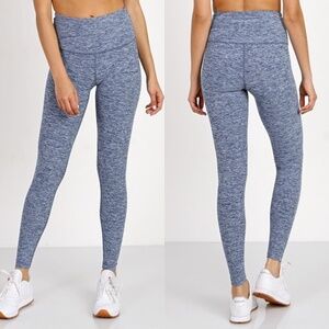 NWT Beyond Yoga Spacedye Take Me Higher High Waisted Leggings Navy Valor XS